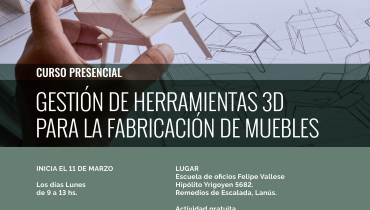 Gestión de Herramientas 3D para la fabricación de Muebles